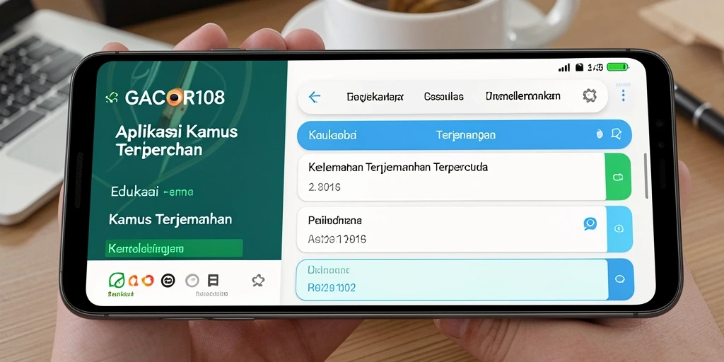 Antarmuka GACOR108 yang mudah digunakan untuk terjemahan.