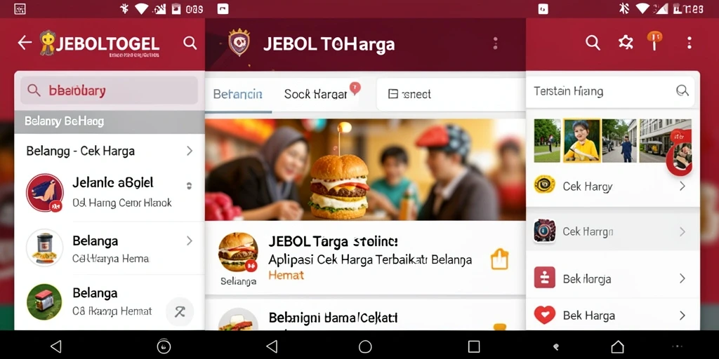 Tampilan antarmuka JEBOLTOGEL yang user-friendly dan informatif.