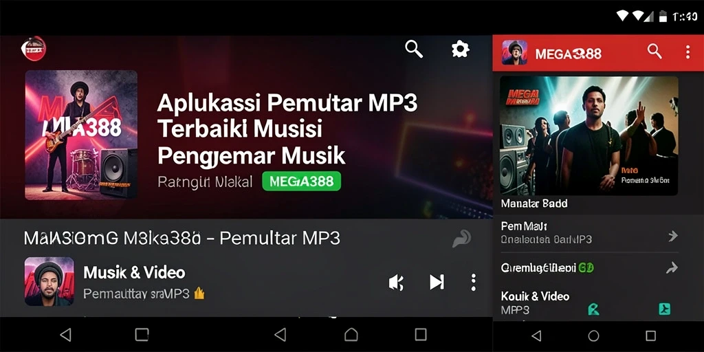Tampilan antarmuka MEGA388 yang menarik dan fungsional.