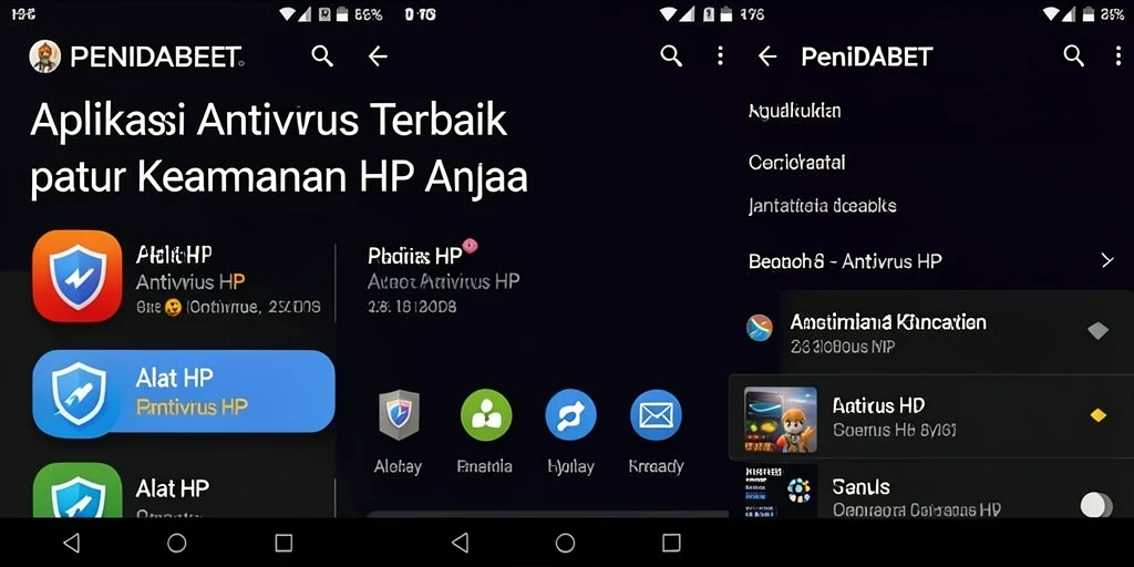 Antarmuka pengguna PENIDABET yang intuitif dan mudah digunakan.