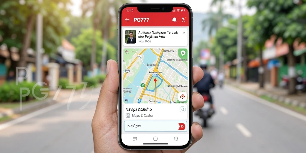 Tampilan antarmuka PG777 yang intuitif dan informatif.